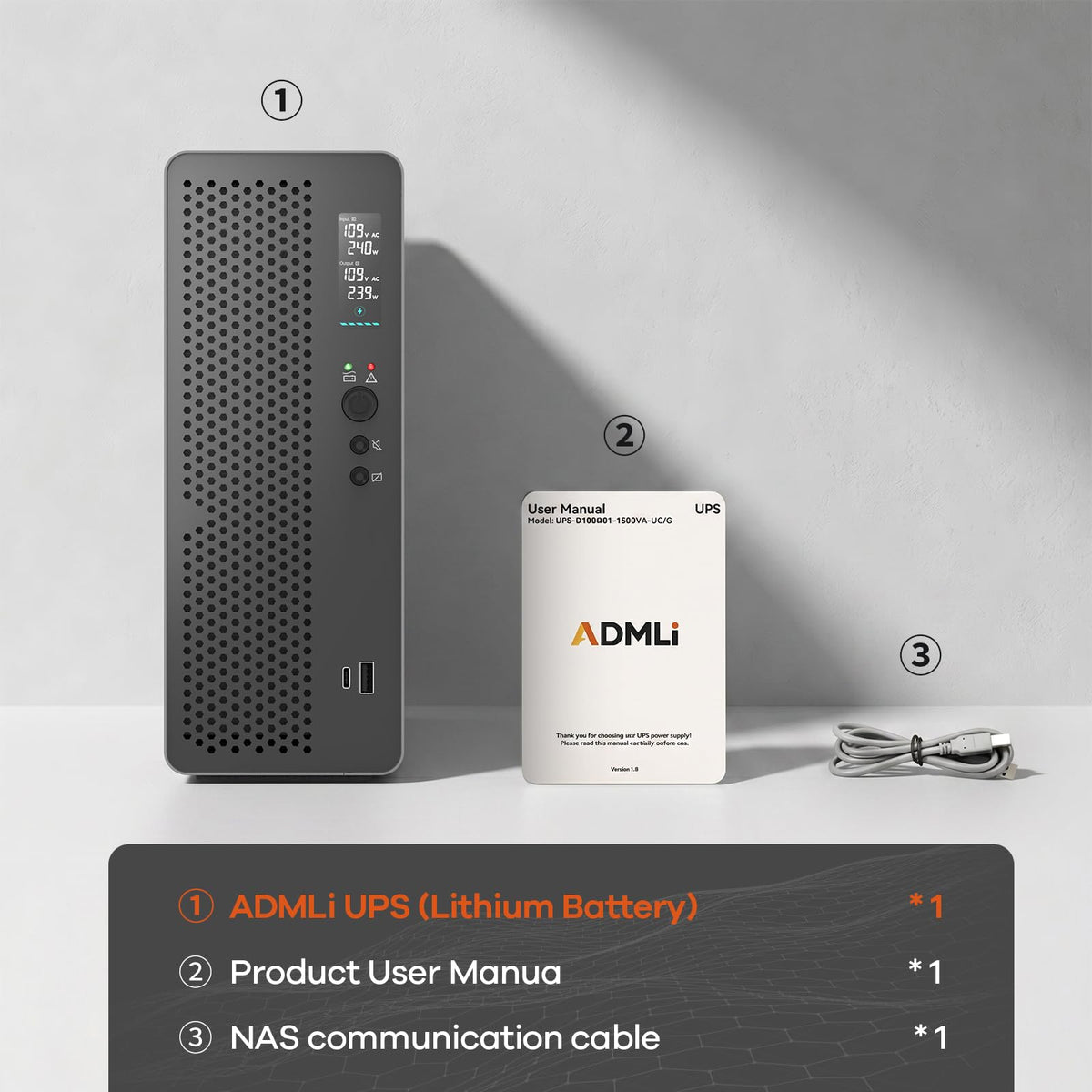 1500VA/1000W LiFePO4 UPS Battery Backup K291076