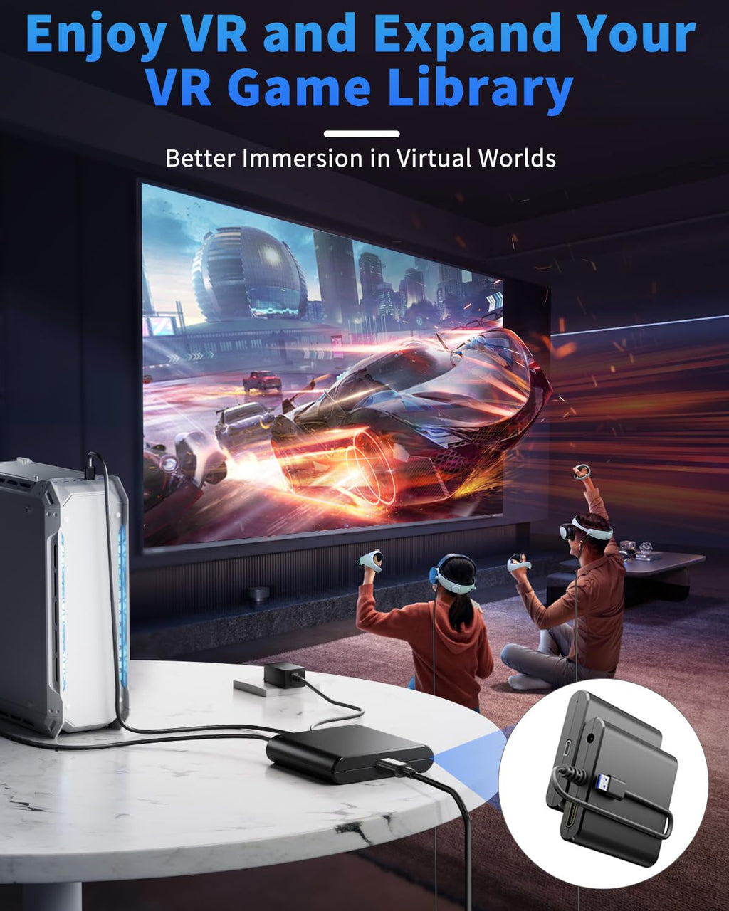 PC Adapter for VR2 Headset U832