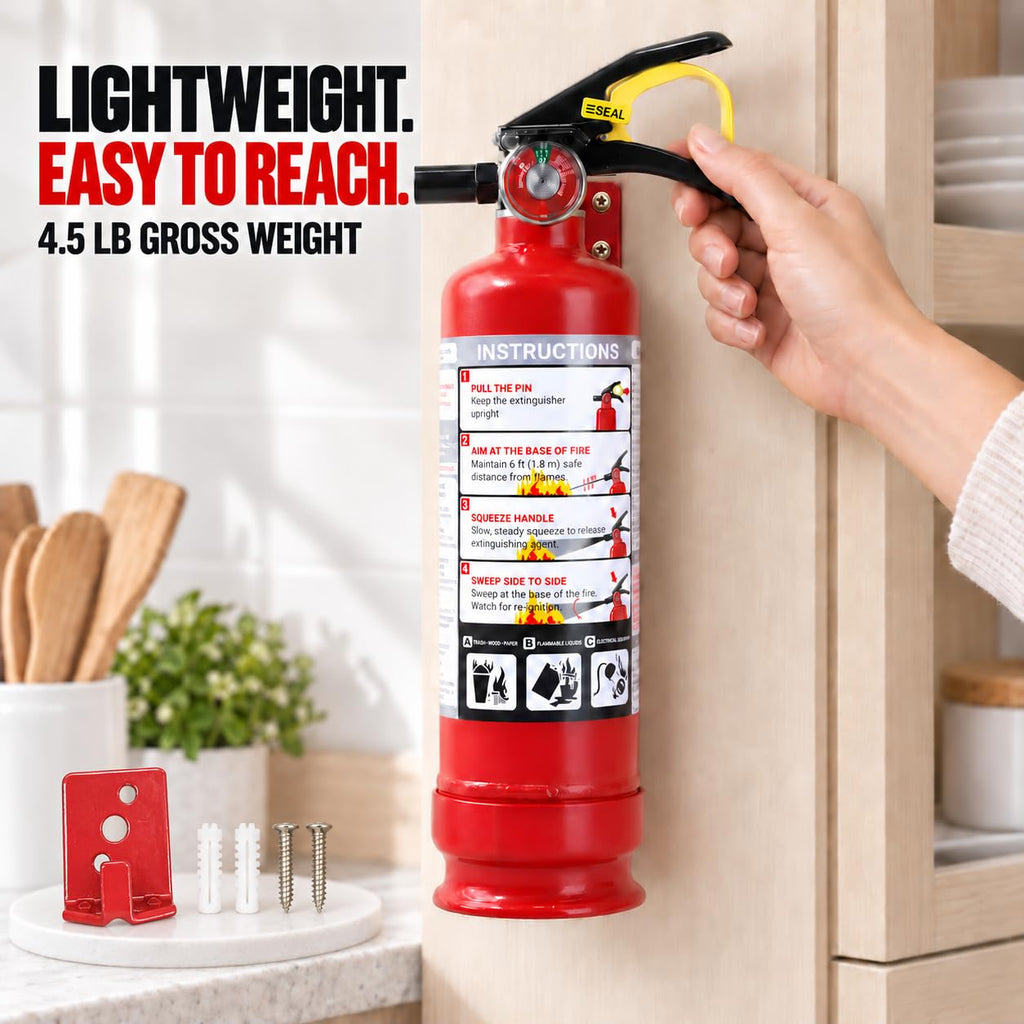 2.5 lb ABC Dry Chemical Fire Extinguishers 2-Pack E16537