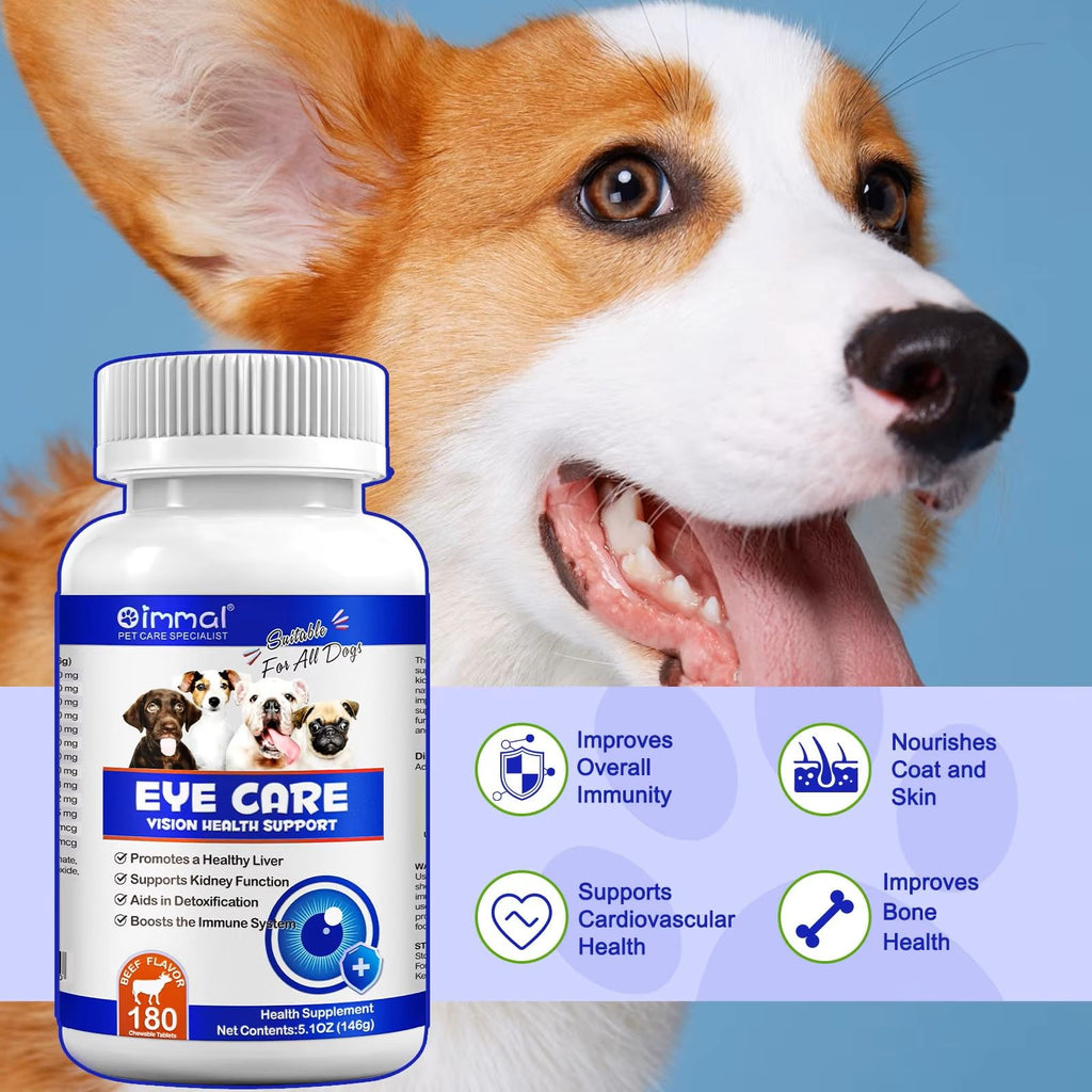 Omega 3 DHA Dog Eye Health Supplements, 180 Count F59303