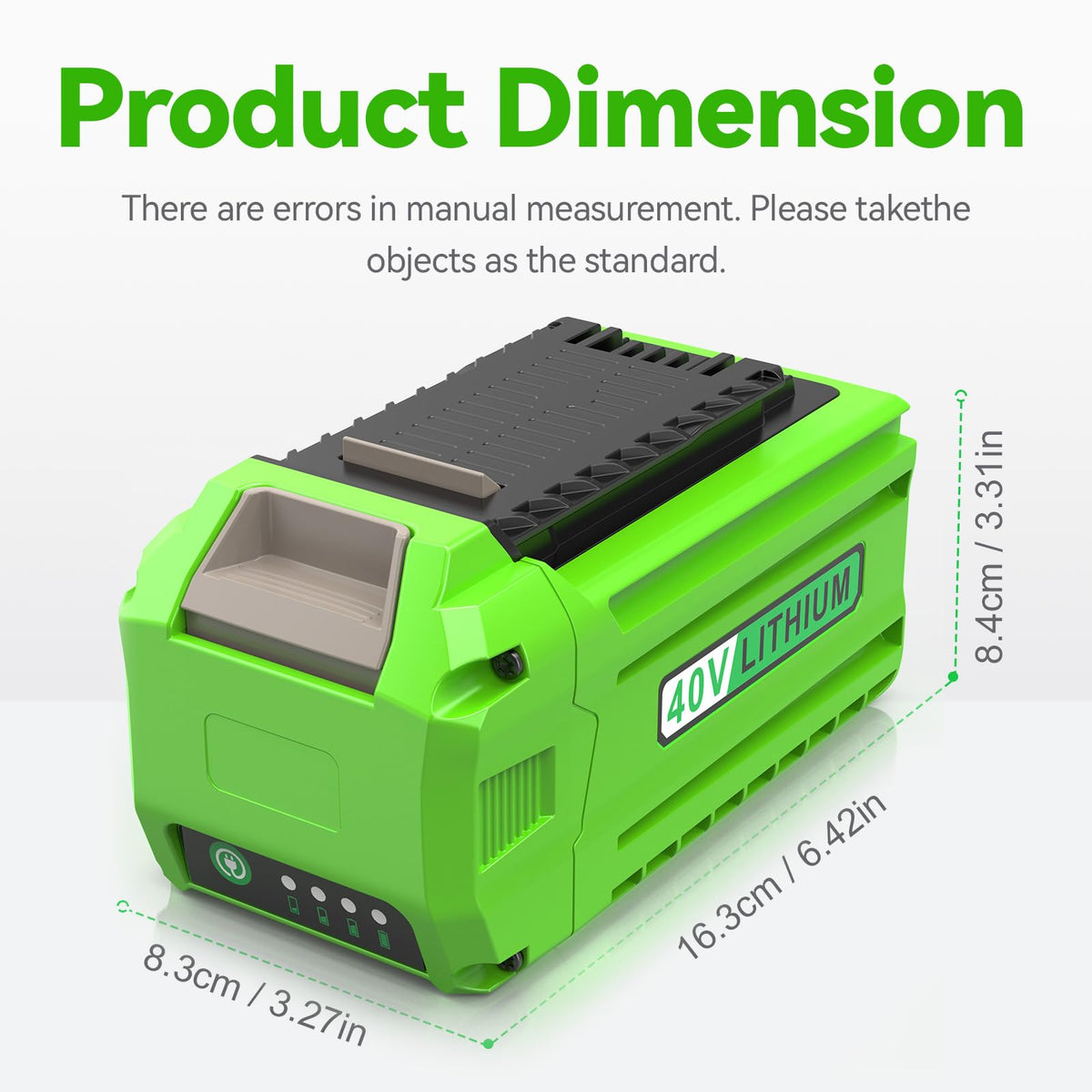 2 Packs 40 Volt 7500mAh High-Capacity Battery C408