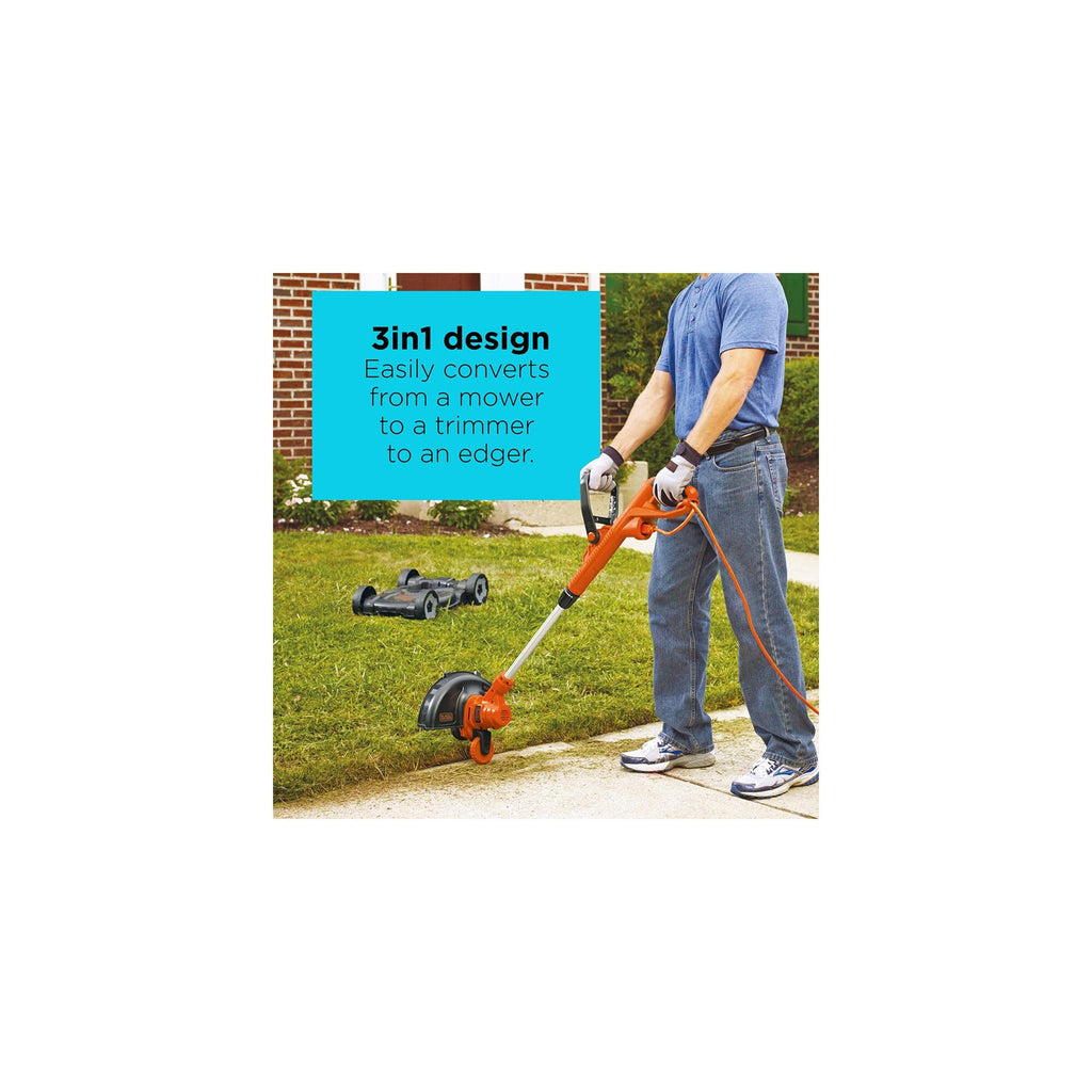 3-in-1 String Trimmer/Edger & Lawn Mower, 6.5-Amp, 12-Inch, Corded G2889