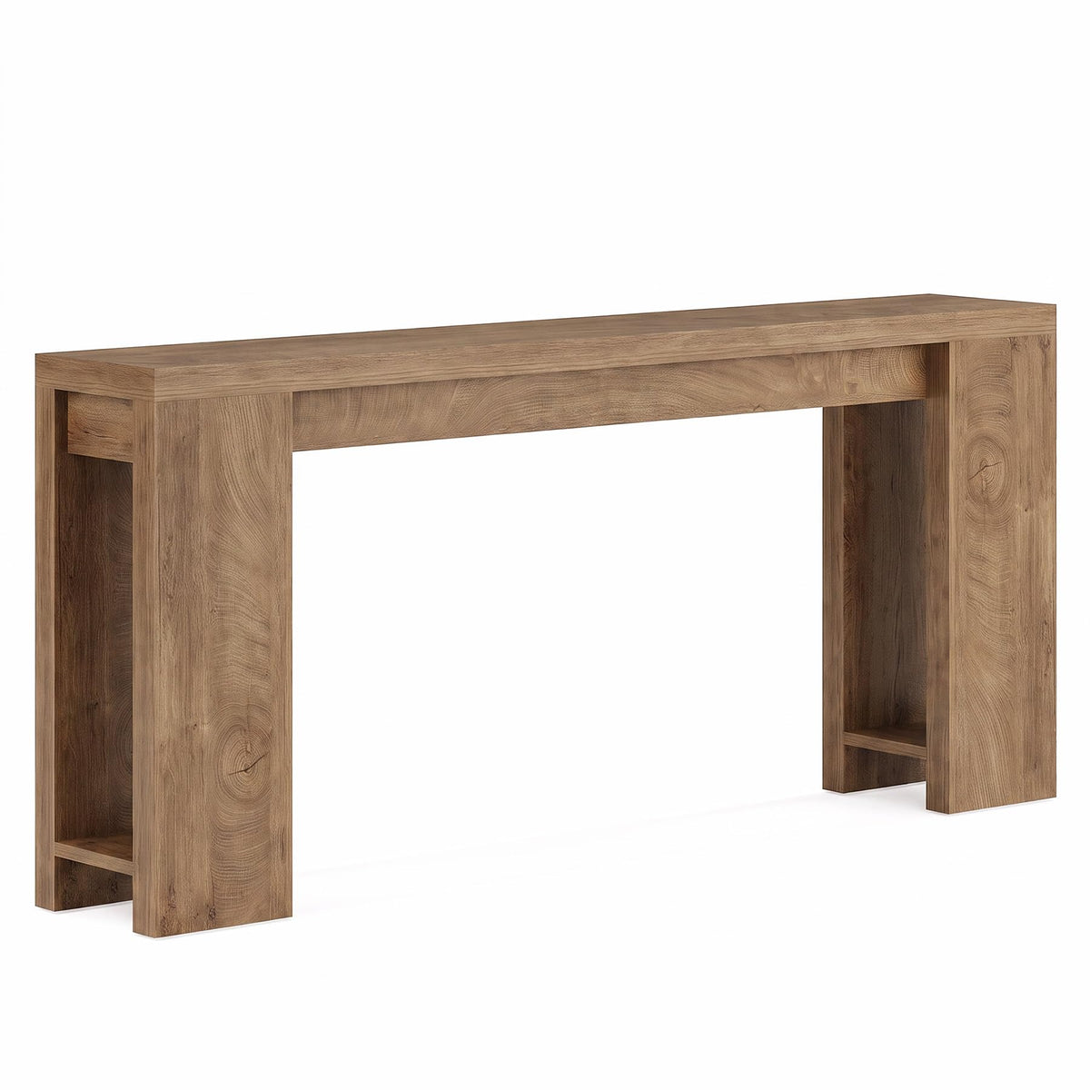 70.9-Inch Light Brown Console Table C4881