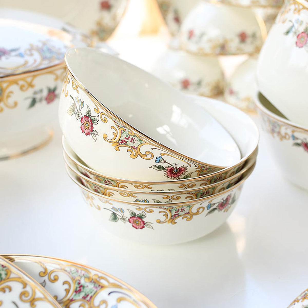 Bone China 12-Piece Dinnerware Set W273