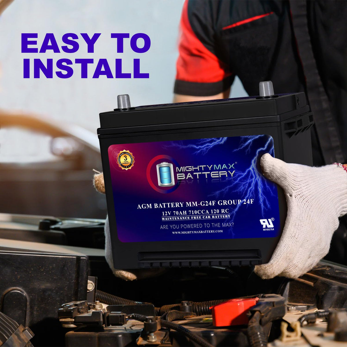 12V 70Ah AGM Replacement Battery I806782
