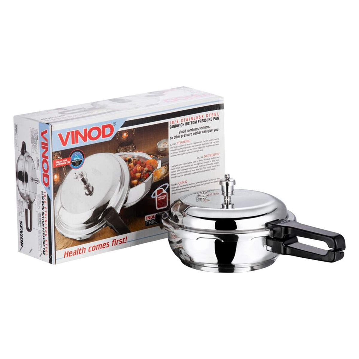 Stainless Steel Sandwich Bottom Pressure Pan C914529
