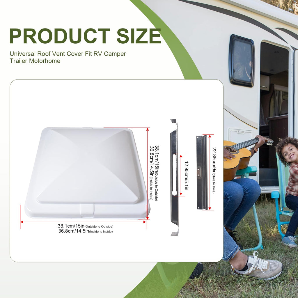 14" x 14" RV Roof Vent Cover (3Pcs) H847040