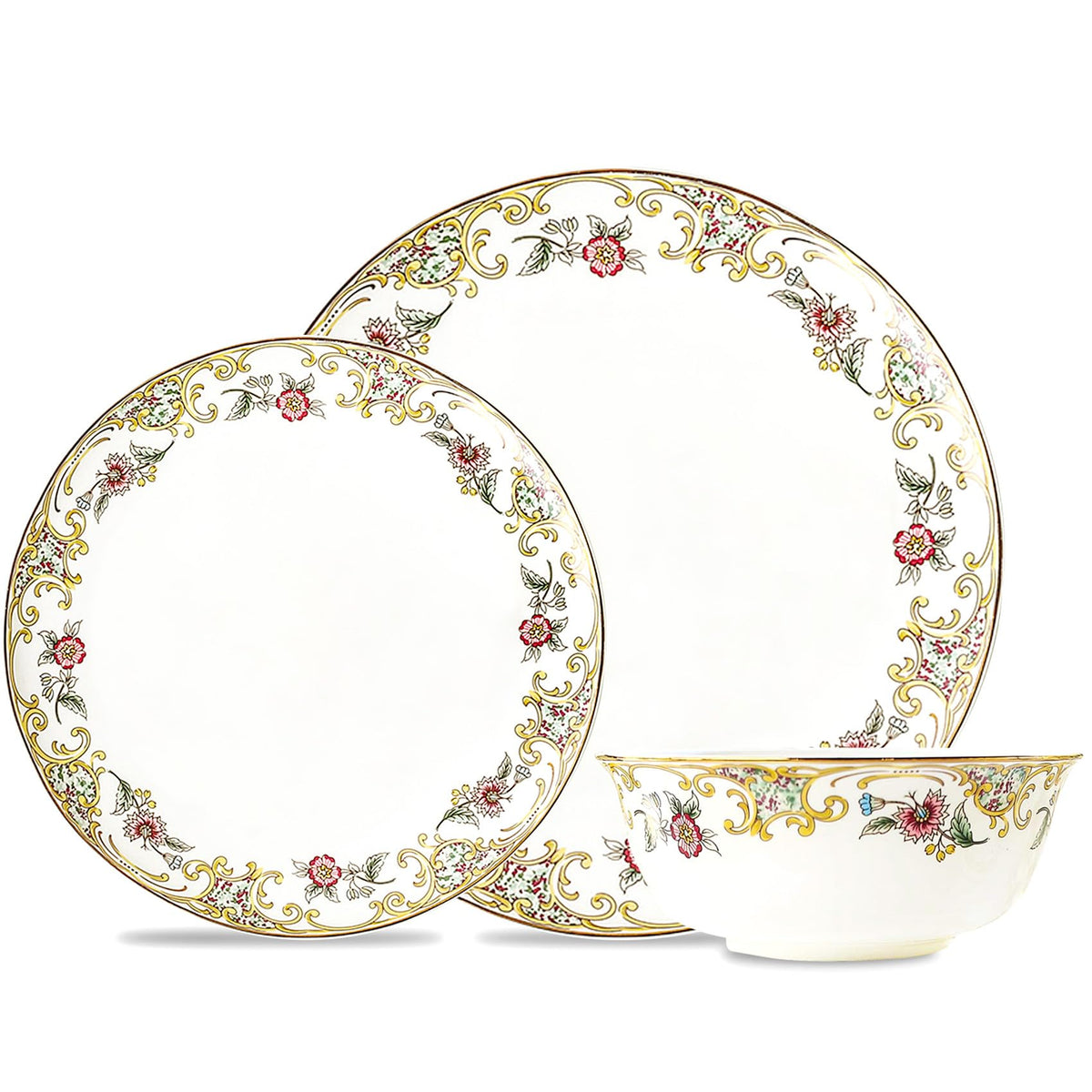 Bone China 12-Piece Dinnerware Set W273