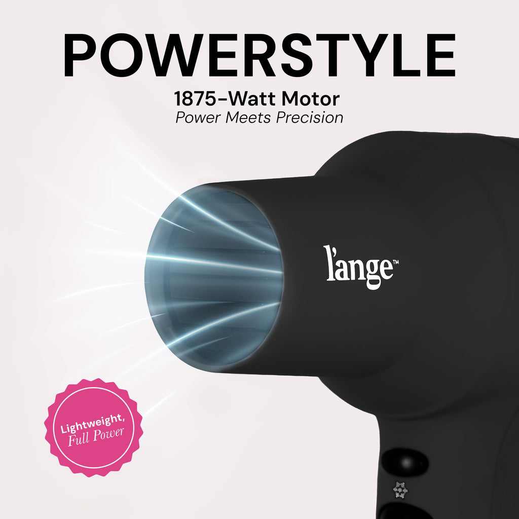 1875 Watt Ionic Hair Dryer with Diffuser & Concentrator, Black D5663