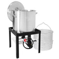60 Qt. Seafood Boil Pot with Basket and Burner G1467