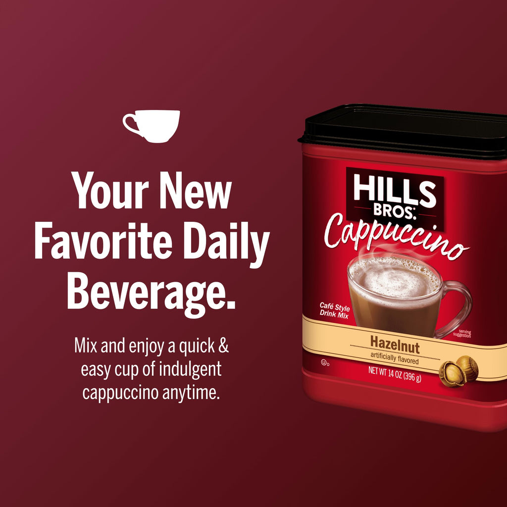 Cappuccino Mix Hazelnut 14 oz A96393