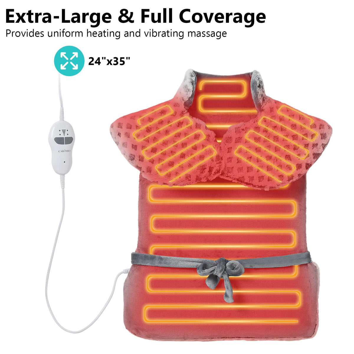 Heating Pad for Back Pain Relief R286