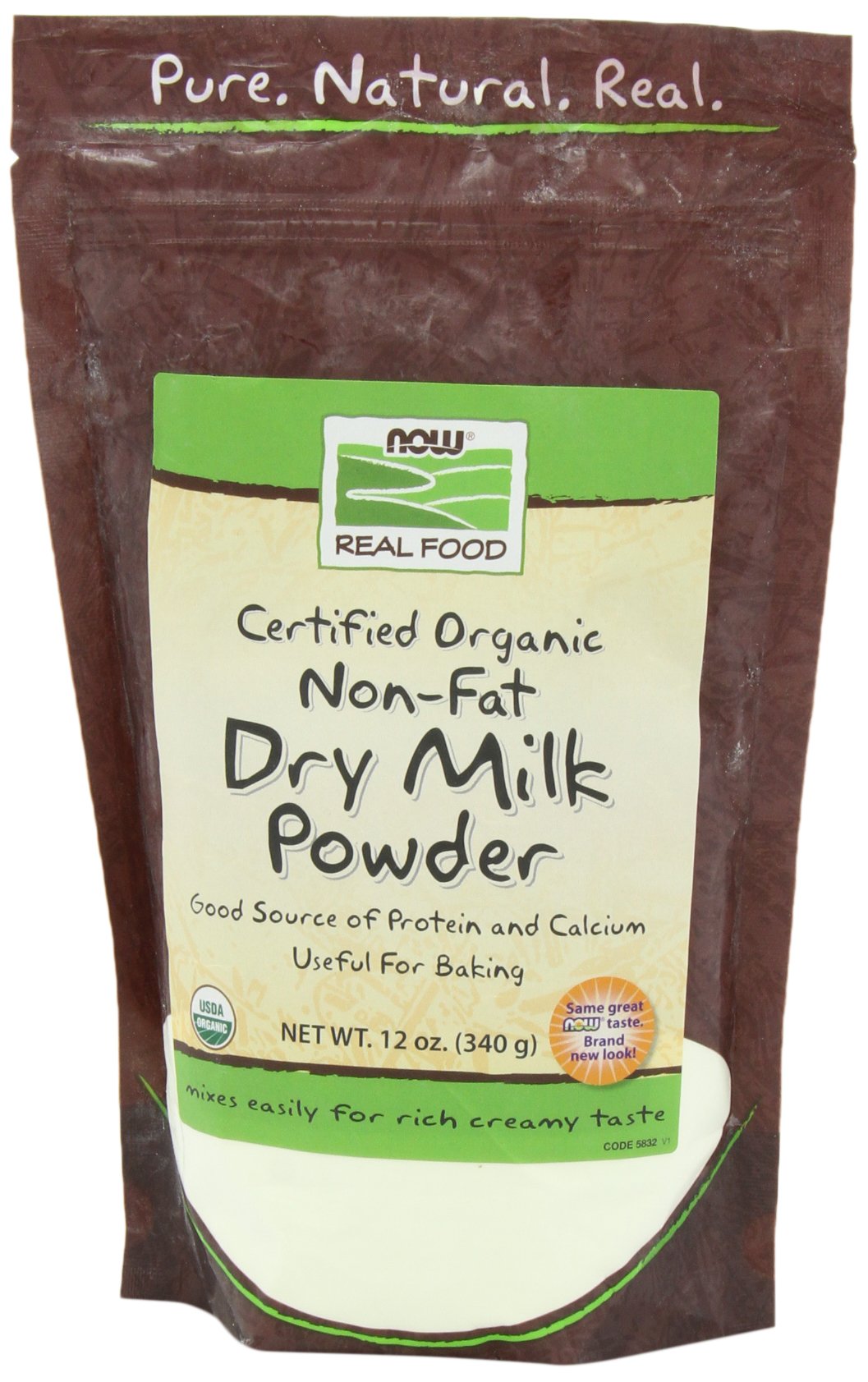 Non Fat Dry Milk Powder Organic 12-Ounce Pack of 2 P577270