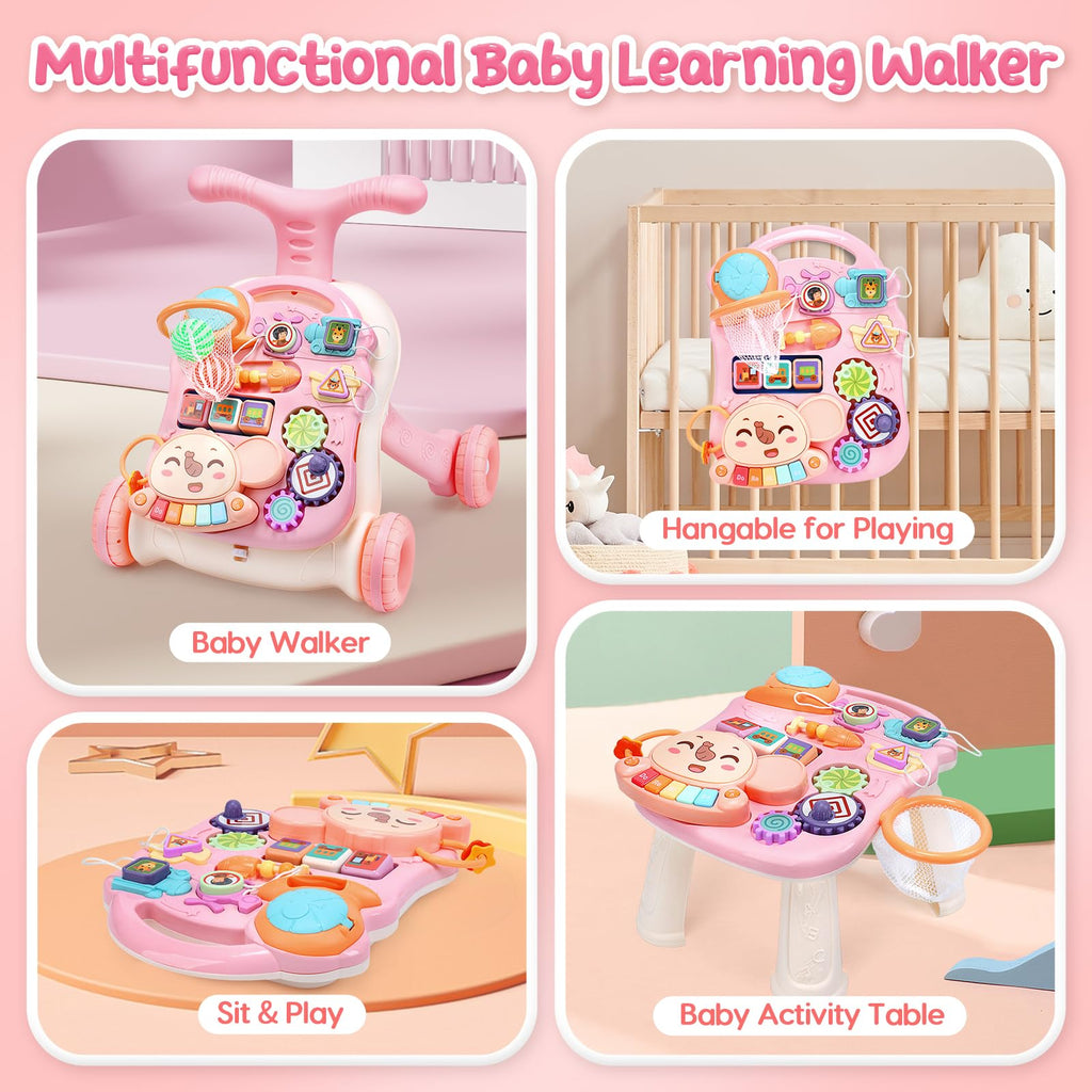 2-in-1 Baby Walker with Detachable Activity Center F514063