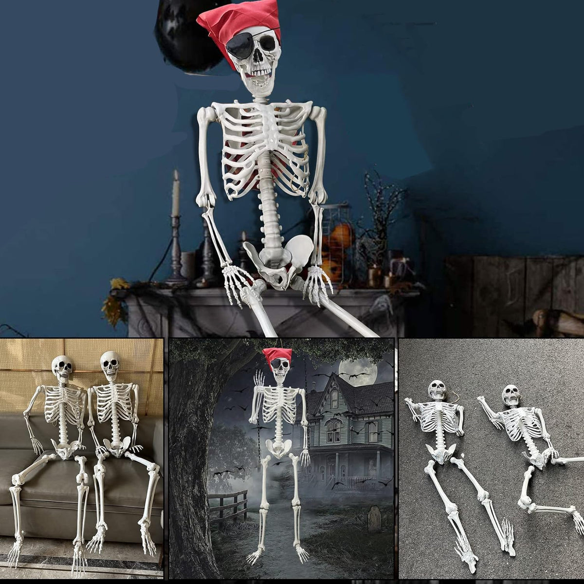 Life Size Skeleton with Posable Joints Q7940