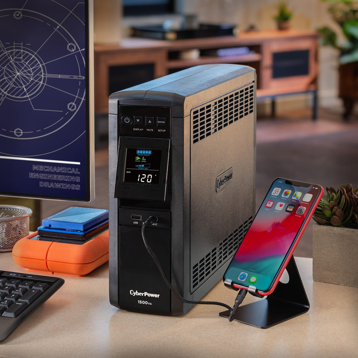 1500VA Sinewave UPS Battery Backup and Surge Protector N212