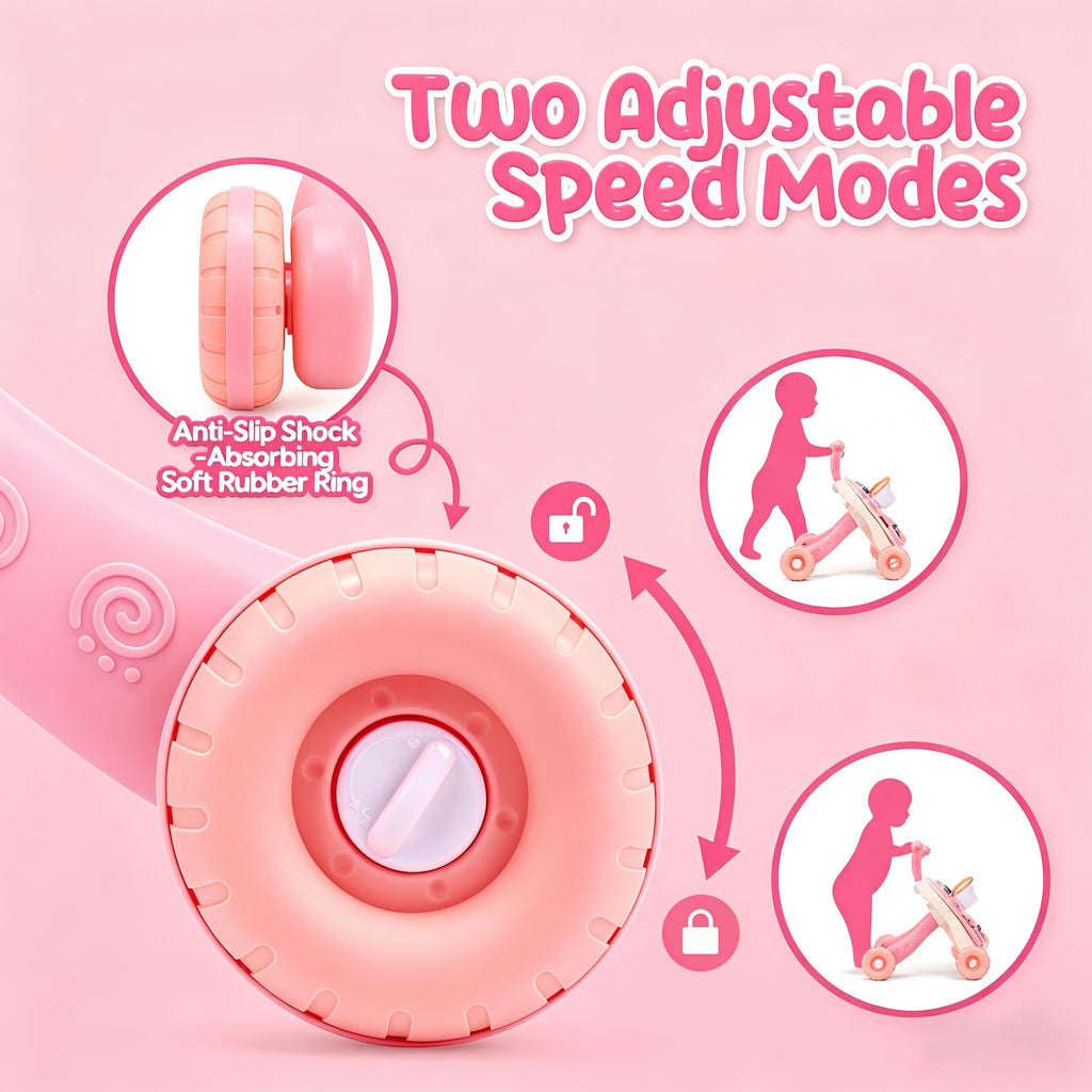 2-in-1 Baby Walker with Detachable Activity Center F514063