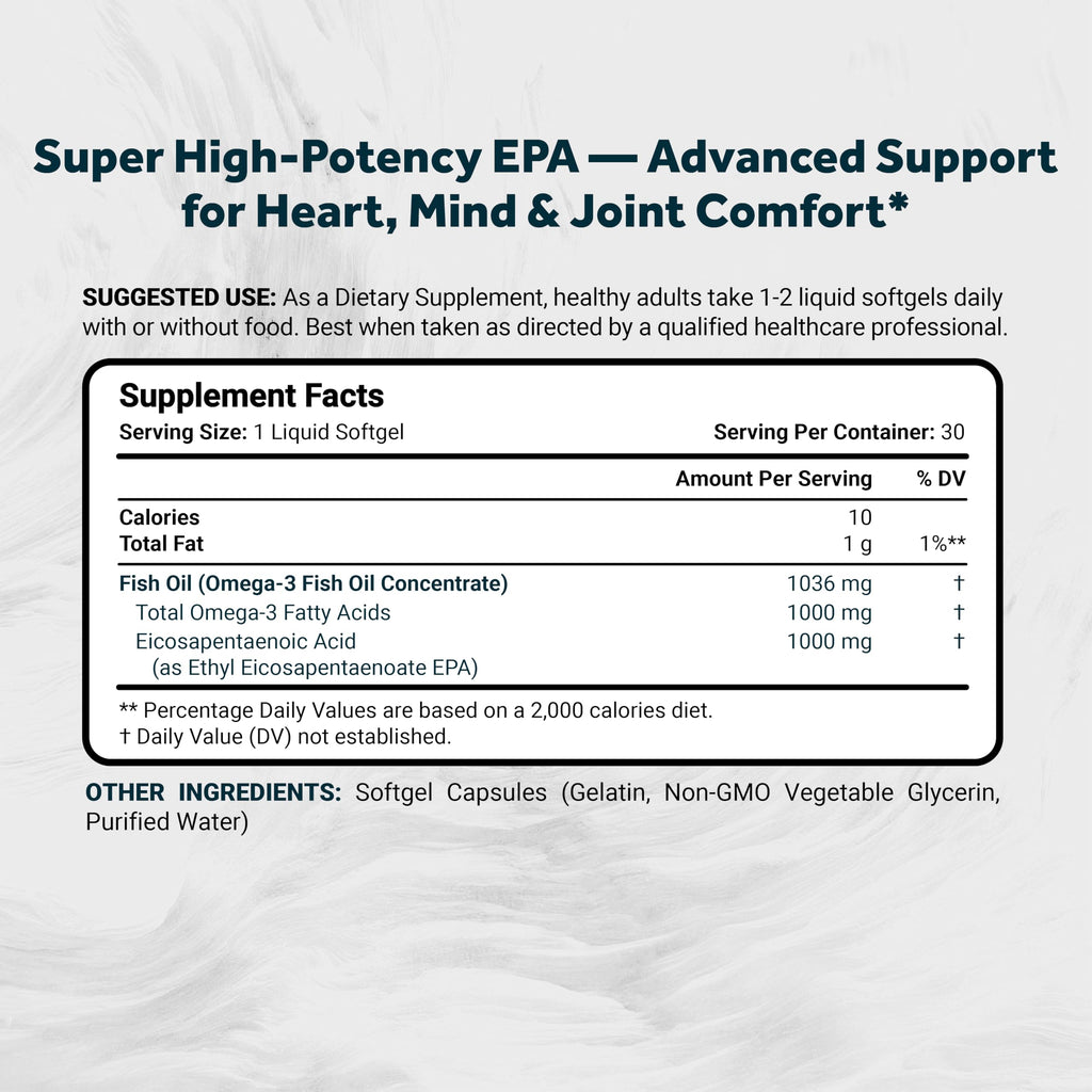 Fish Oil 1000mg 30 Softgels Q802887