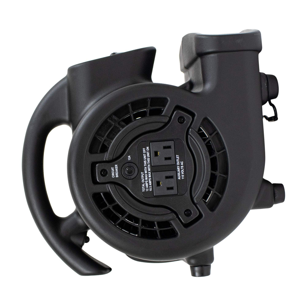 138 W 600 CFM Centrifugal Air Mover, Carpet Dryer, Floor Fan, Blower, Black P8405
