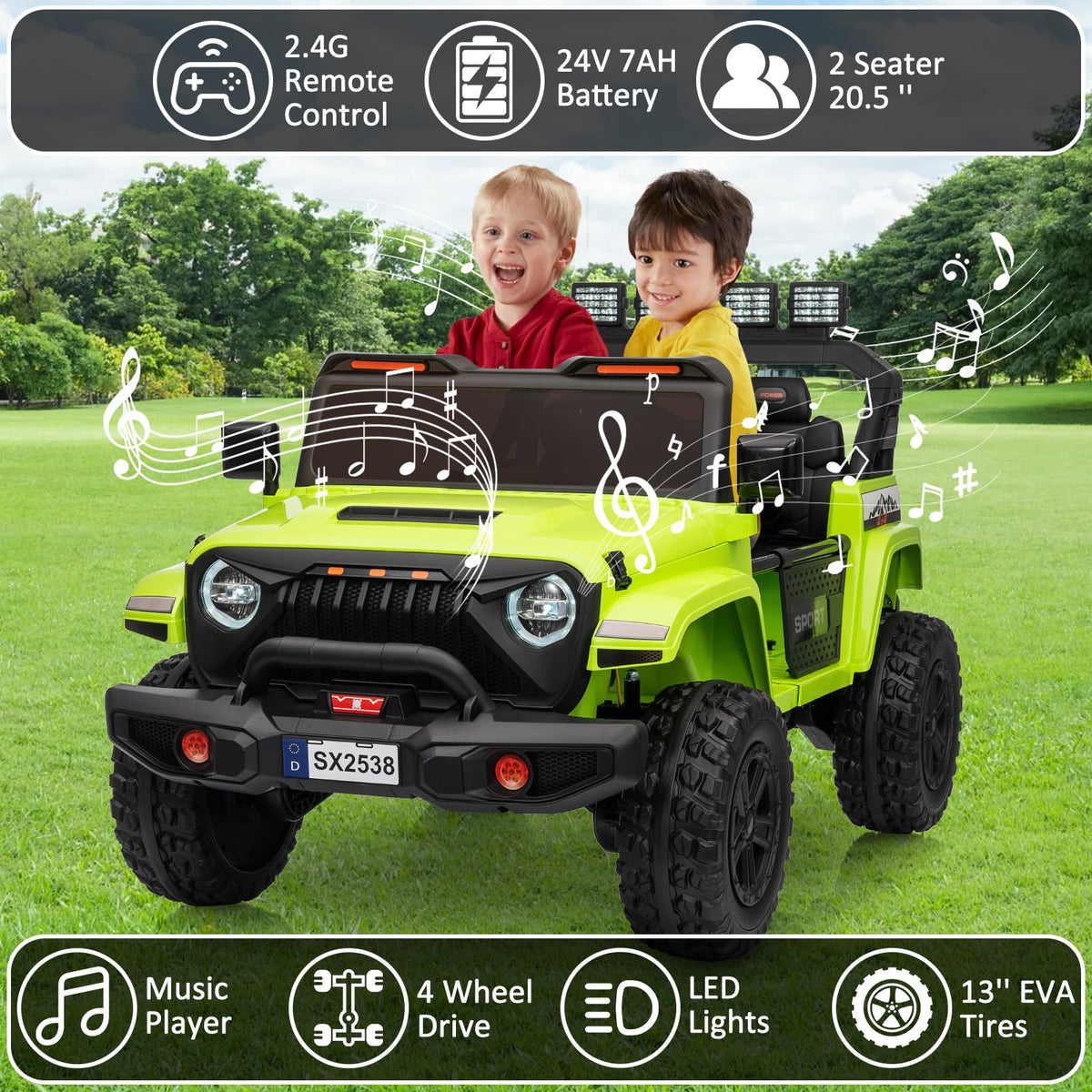 24V 2 Seaters Battery Powered Ride on Car E243710