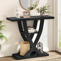 31.5" 3 Tier Black Console Table Q316744