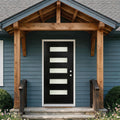 36" x 80" Left Hand Inswing Exterior Door with White Frame Q9483