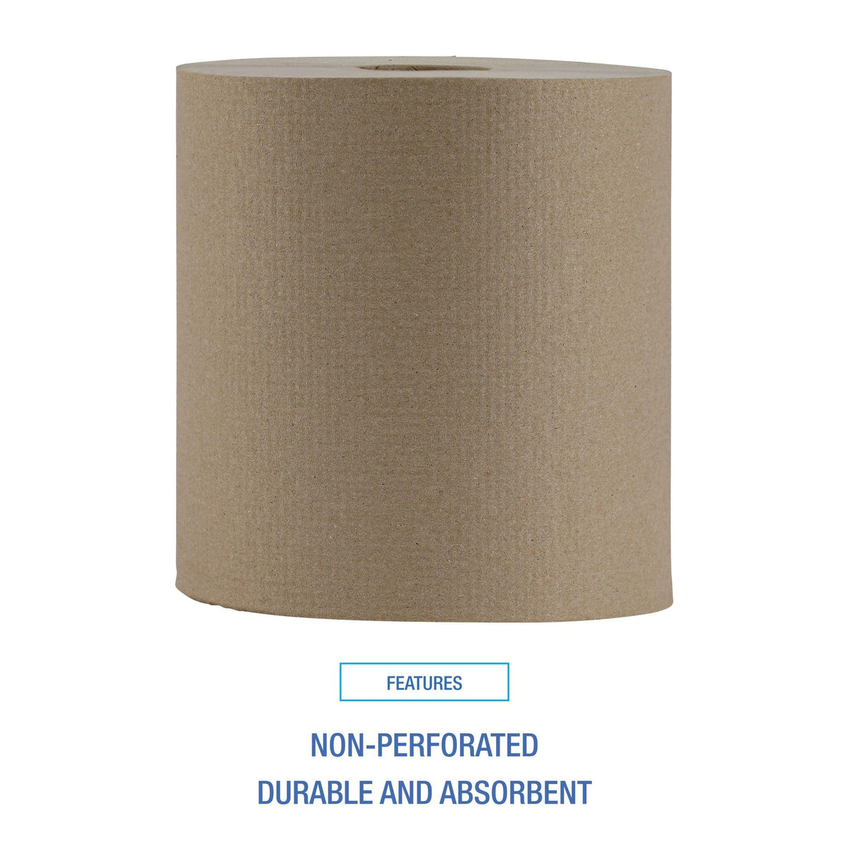 Hardwound Paper Towels, 6 Rolls, 1-Ply, 8" x 800 ft, Natural H429398