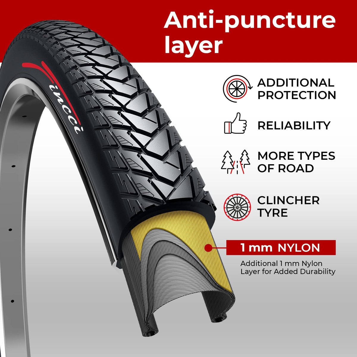 700x35c City Bike Tires & Tubes S318173
