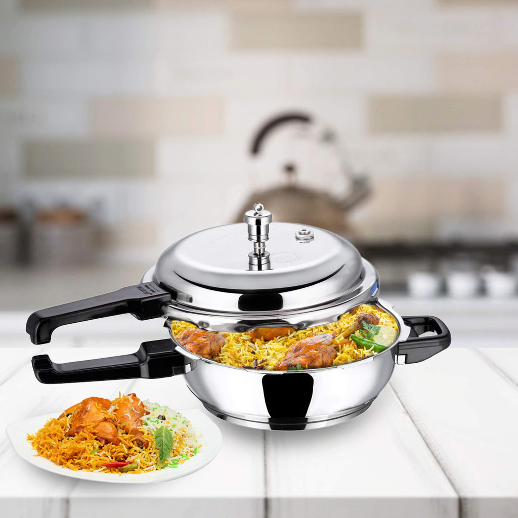 Stainless Steel Sandwich Bottom Pressure Pan C914529