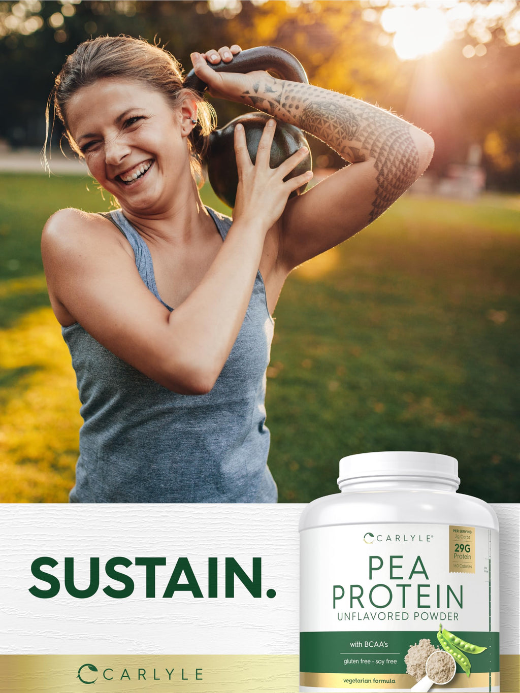Pea Protein Isolate Powder 7lb Unflavored M33846