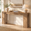 70.9-Inch Light Brown Console Table C4881