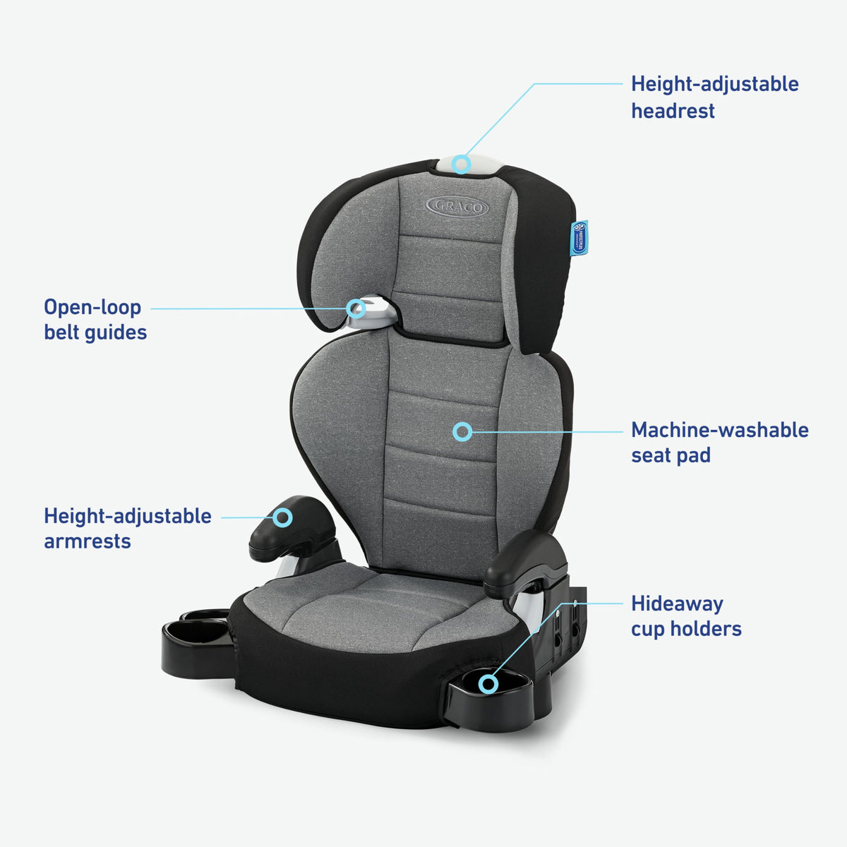 Highback & Backless Booster Car Seat F4984