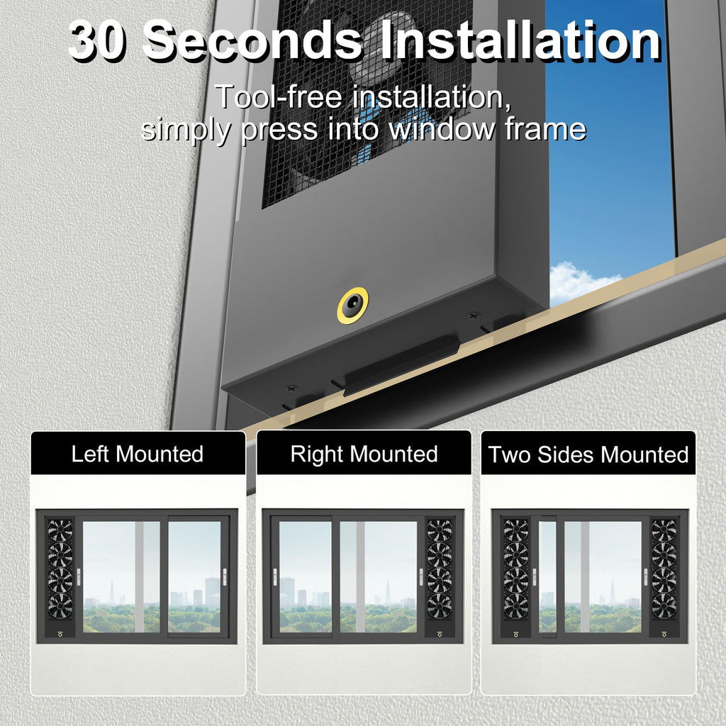 Vertical Window Fan V76799