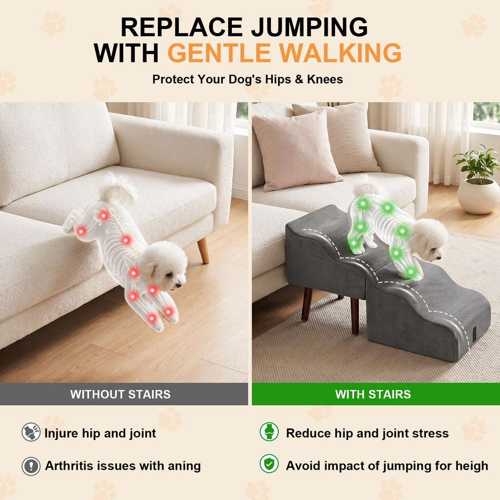 Foldable Pet Steps & Ottoman X43227