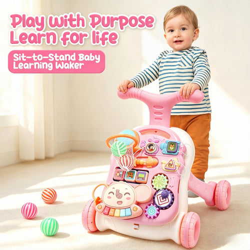 2-in-1 Baby Walker with Detachable Activity Center F514063