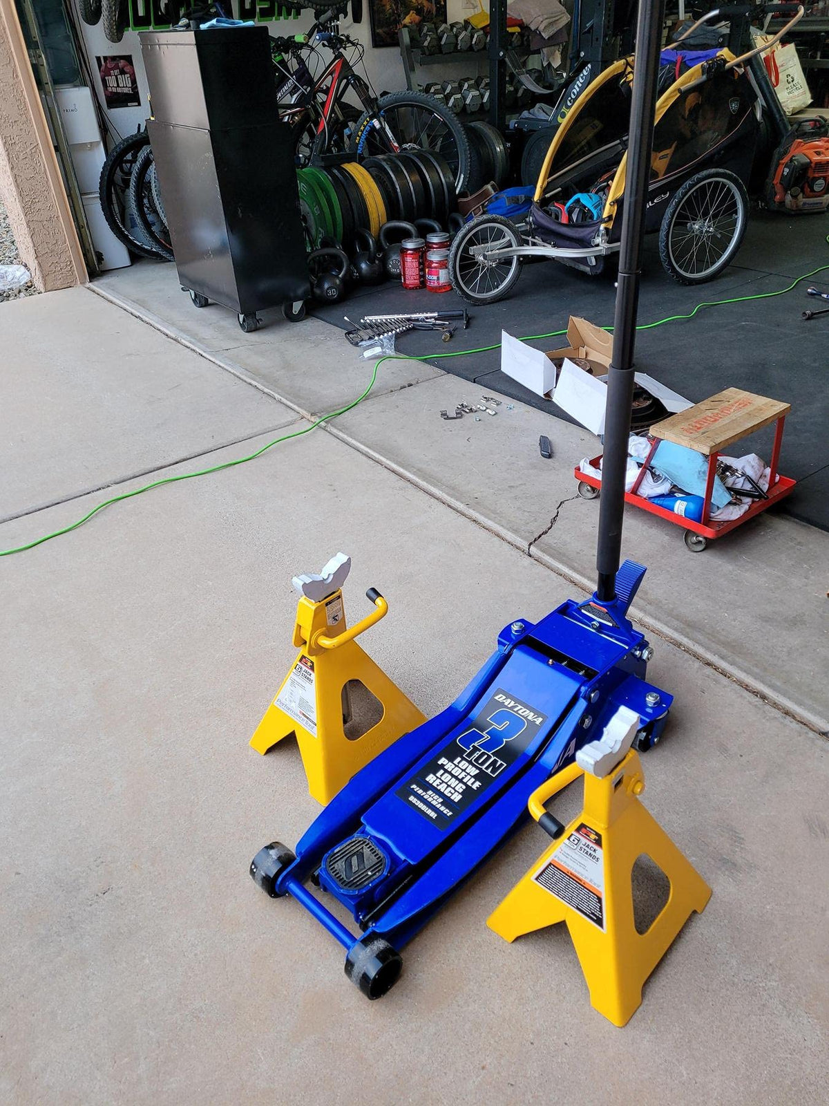 3 ton Low Profile Steel Floor Jack M286
