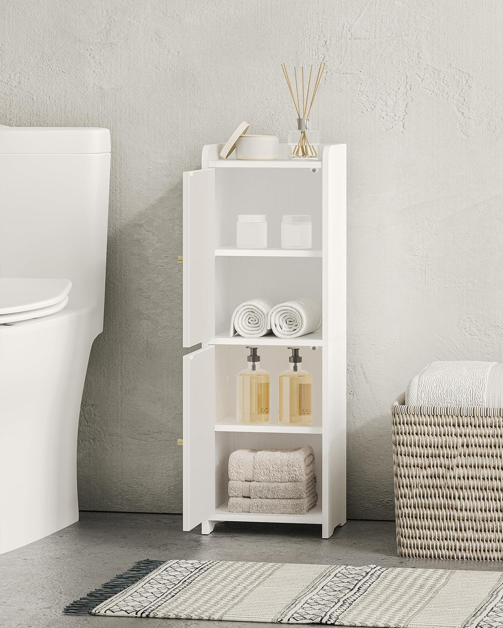 Bathroom Storage Cabinet with 2 Doors D669301