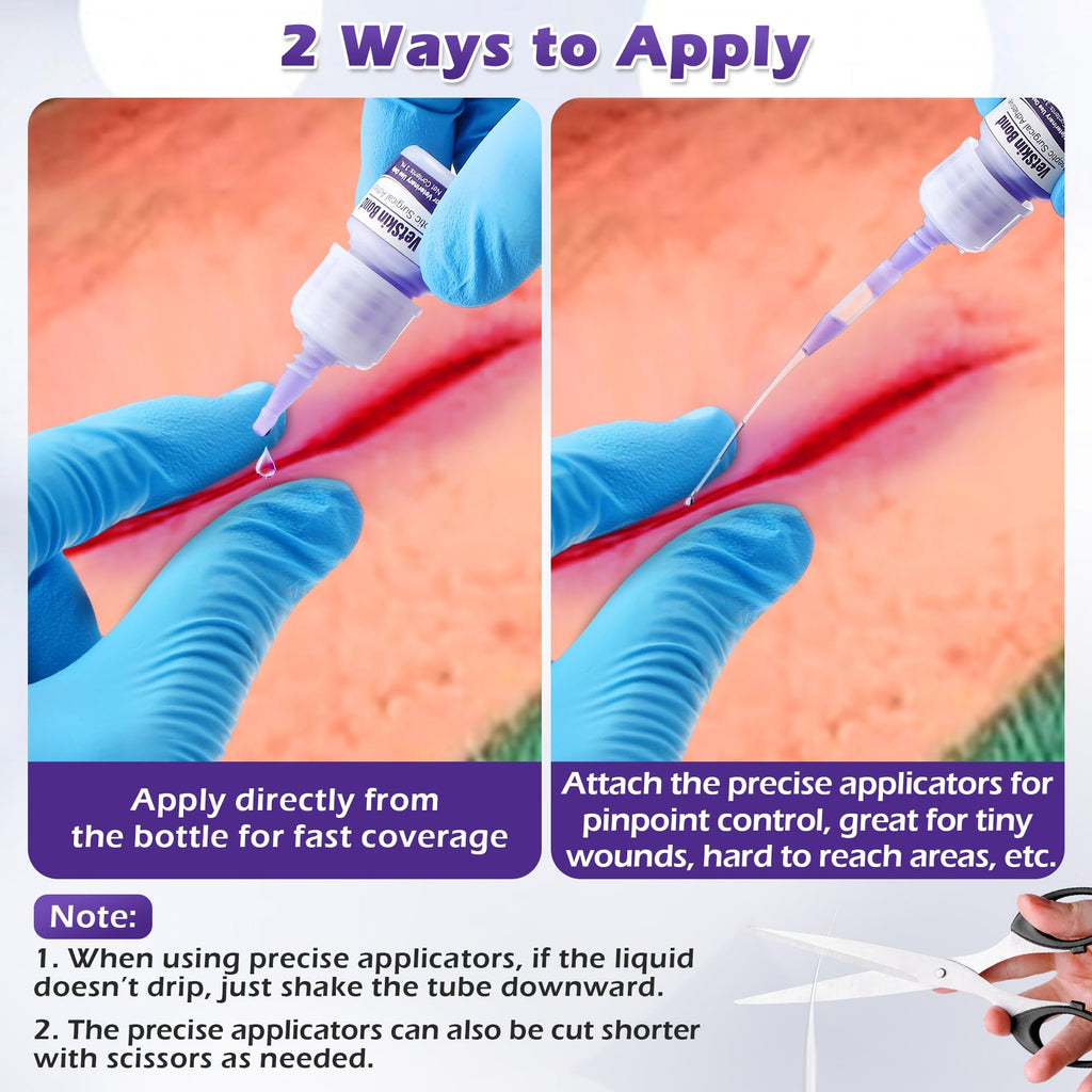 3ml Veterinary Surgical Skin Glue with 10 Applicators H9116