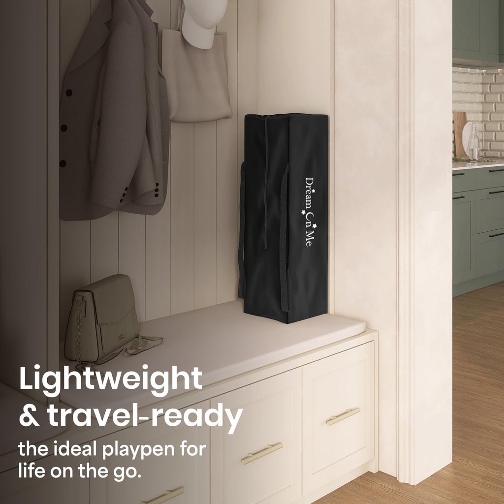 Portable Playard with Carry Bag, Black F725