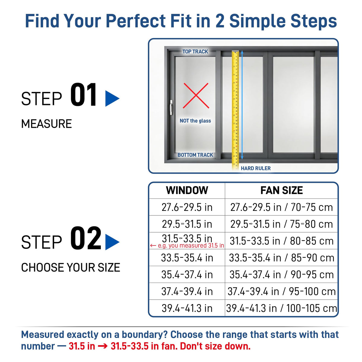 Vertical Window Fan V76799