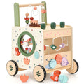 Wooden Baby Walker with Activity Center R242831