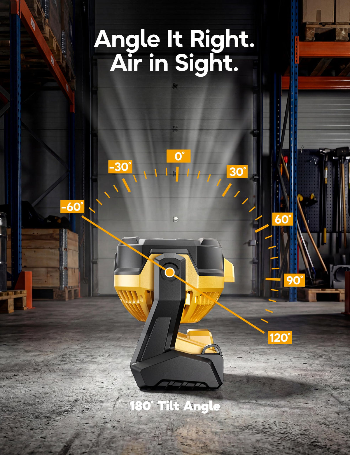 Battery Operated Fan with LED Lights S3240