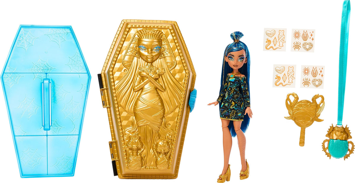 Doll & Accessories Beauty Kit with Tattoos, Stickers & Necklace F205
