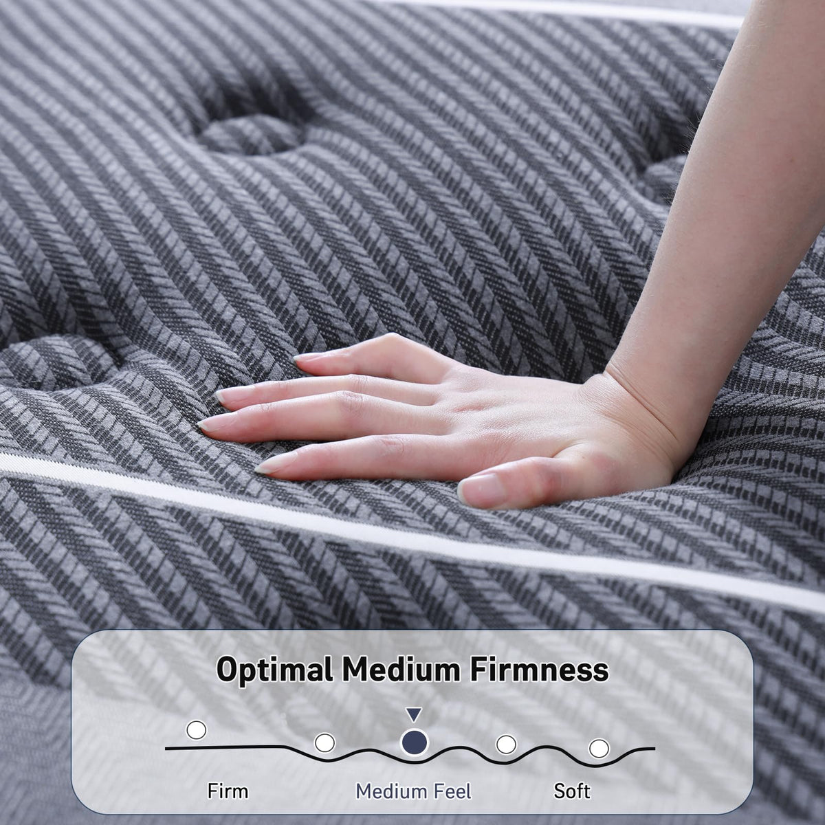 12 Inch Cooling Gel Memory Foam Hybrid Mattress Y936160