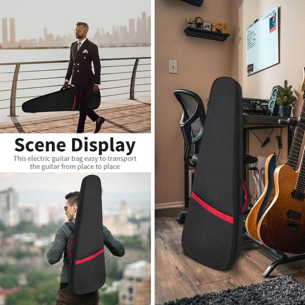11mm Thick Padded 39 Inch Electric Guitar Bag H479562