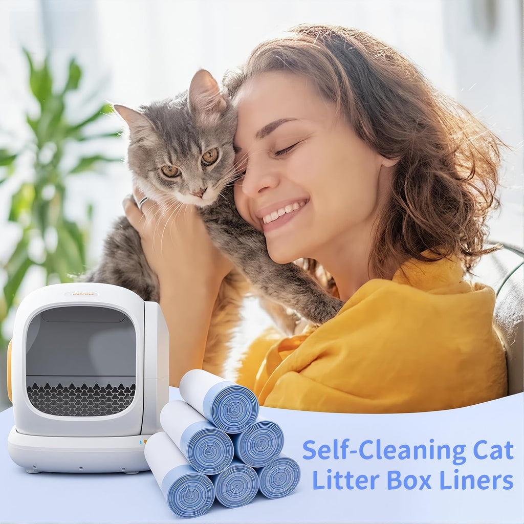 120 Count Self-Cleaning Cat Litter Box Liners C6403