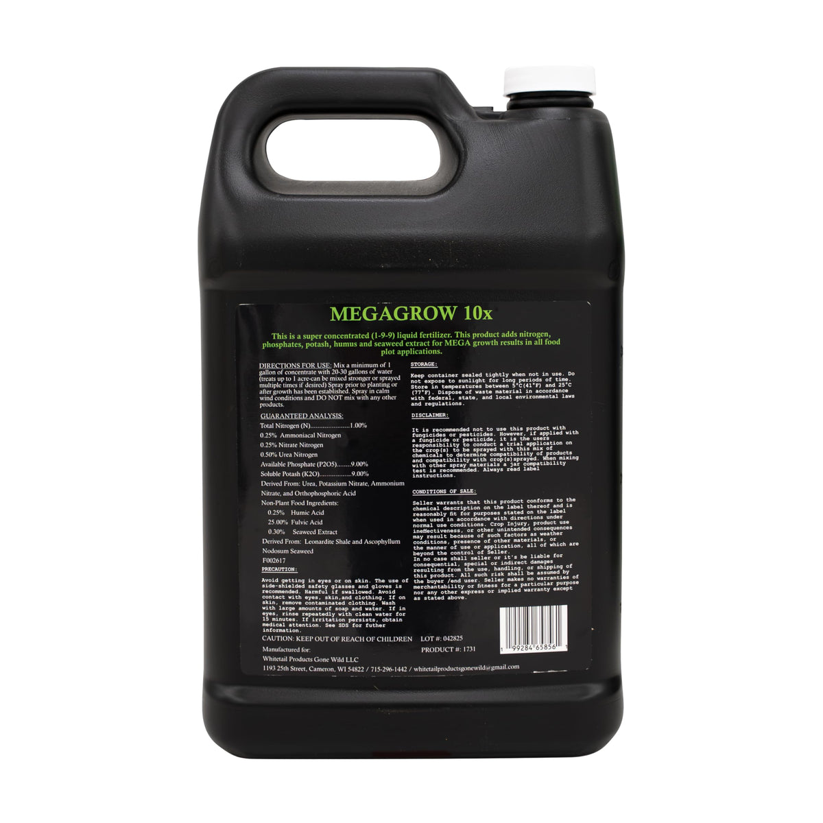 Liquid Soil Conditioner Fertilizer 1 Gallon Jug L549