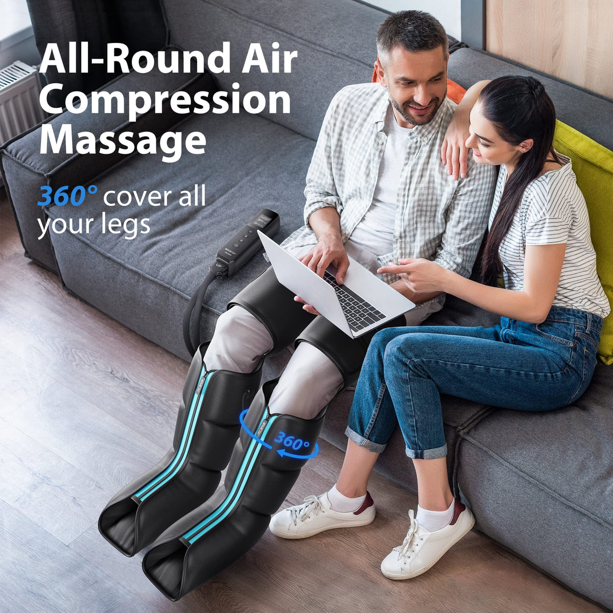 Leg Massager with Heat and Air Compression T9841