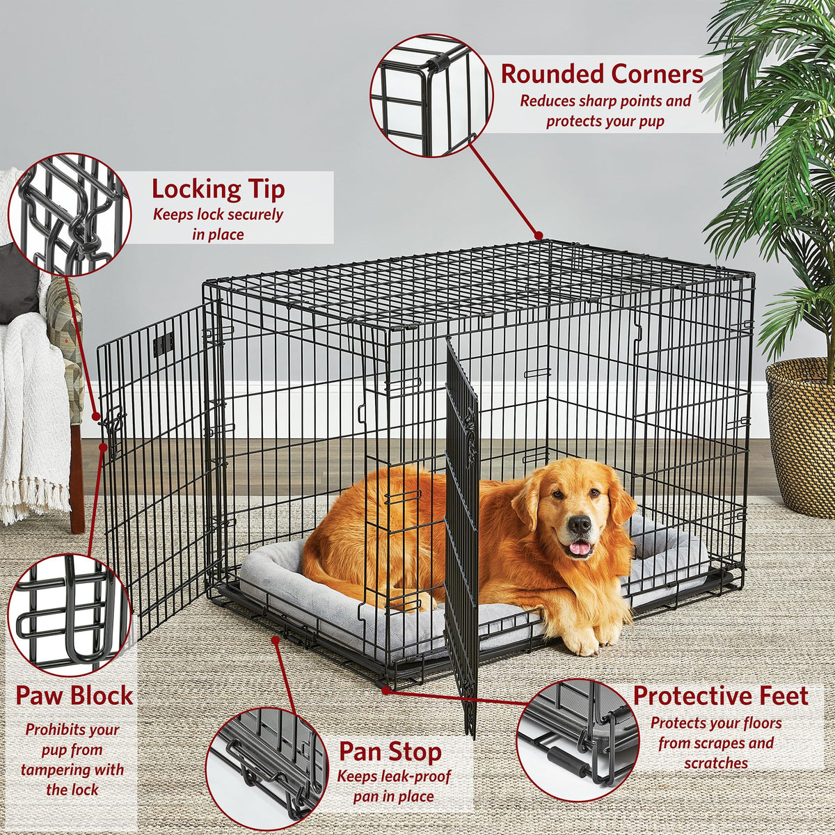 42-Inch Double Door Crate N60332