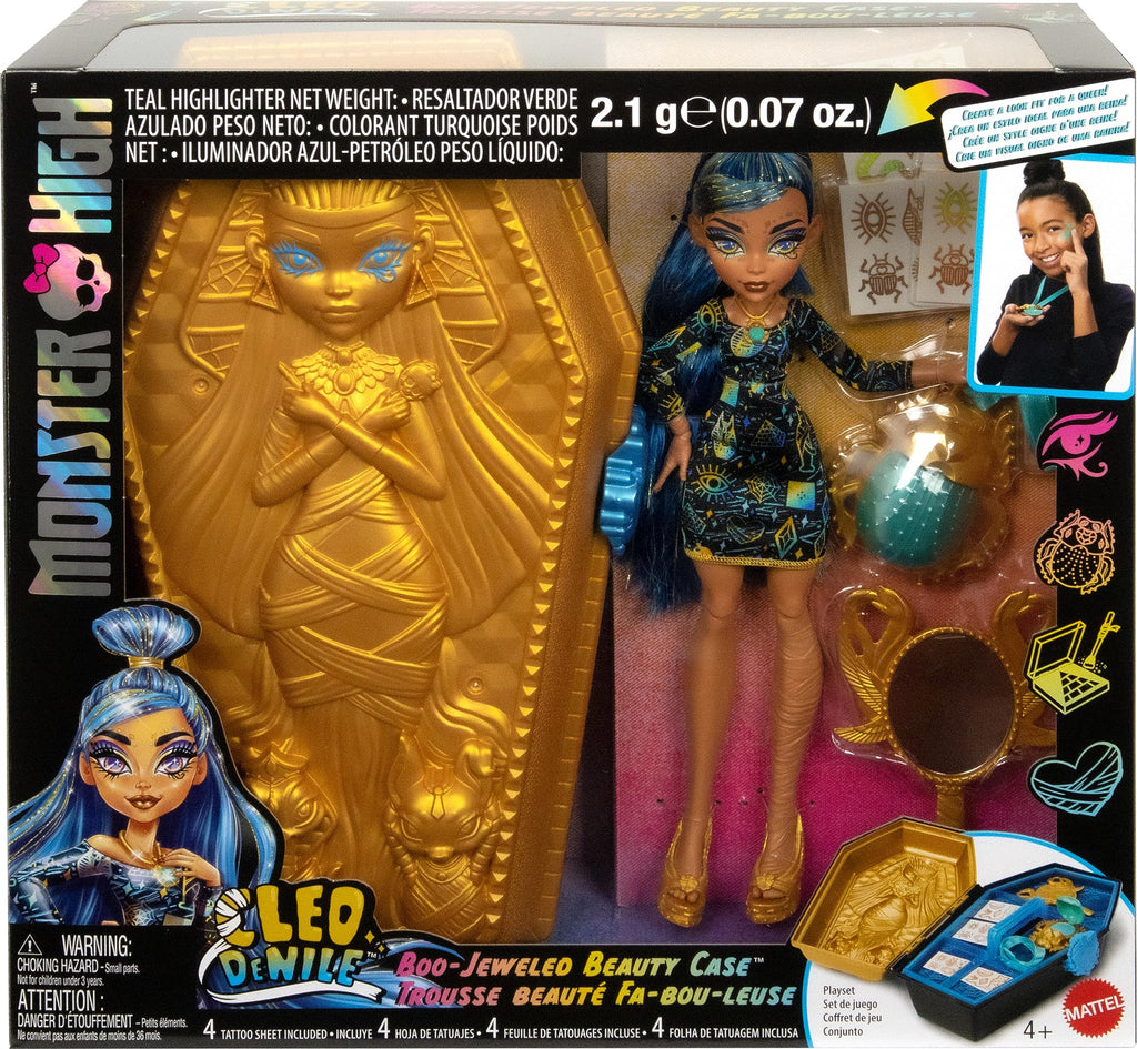 Doll & Accessories Beauty Kit with Tattoos, Stickers & Necklace F205